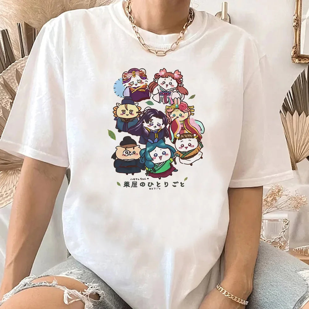 the Apothecary Diaries tshirt female streetwear Digital Classic t-shirt korean clothes Graphic women Pastel Classic University