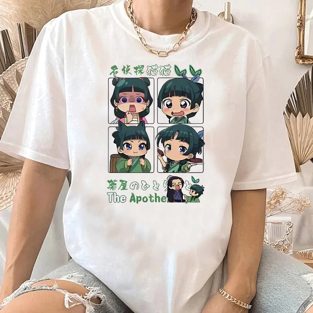the Apothecary Diaries tshirt female streetwear Digital Classic t-shirt korean clothes Graphic women Pastel Classic University