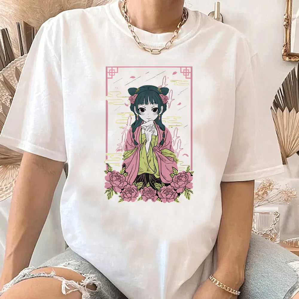 the Apothecary Diaries tshirt female streetwear Digital Classic t-shirt korean clothes Graphic women Pastel Classic University